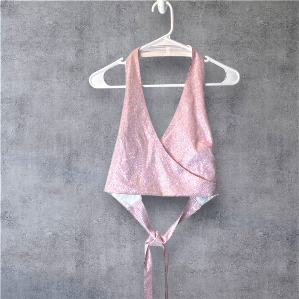 Princess Polly Pink Glitter Top